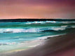 Original art for sale at UGallery.com | Purple Cloudscape Beach by Nancy Hughes Miller | $650 | oil painting | 18' h x 24' w | thumbnail 4