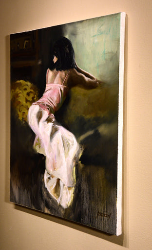 Quiet Presence by Gary Leonard |  Side View of Artwork 