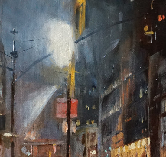 Rainy Night in Manhattan by Jonelle Summerfield |  Context View of Artwork 