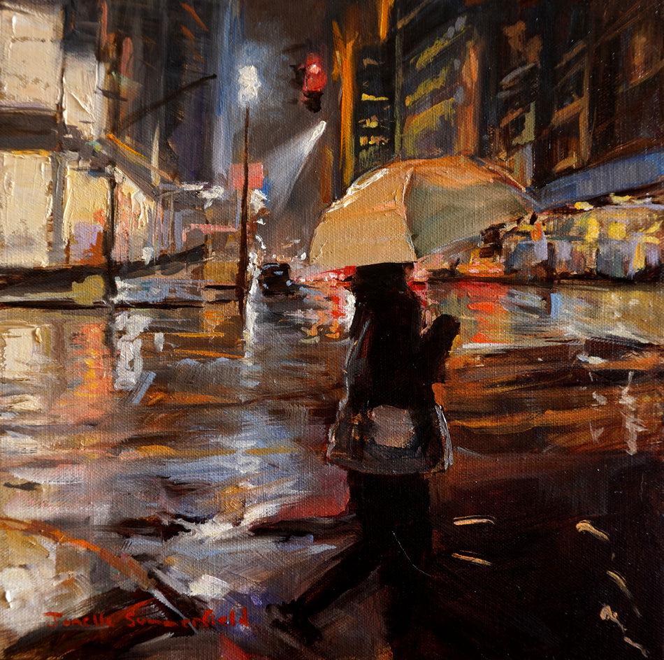 Rainy Night in Manhattan III by Jonelle Summerfield |  Artwork Main Image 