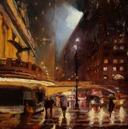 Rainy Night in Manhattan II by Jonelle Summerfield | Artwork Main Image
