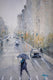 Original art for sale at UGallery.com | Rain Changing to Snow by Judy Mudd | $500 | watercolor painting | 15' h x 11' w | thumbnail 4