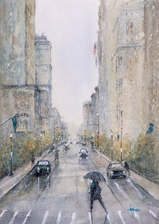 Rain Changing to Snow by Judy Mudd |  Artwork Main Image 