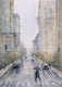 Original art for sale at UGallery.com | Rain Changing to Snow by Judy Mudd | $500 | watercolor painting | 15' h x 11' w | thumbnail 1