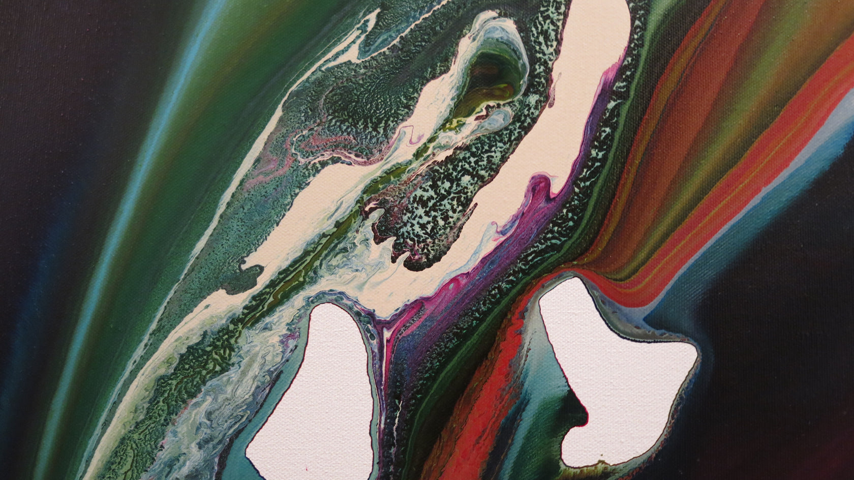 Rainfall by Krispen Spencer |  Closeup View of Artwork 