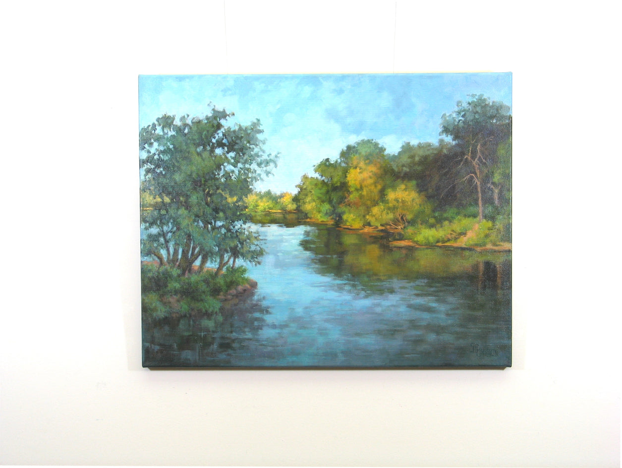 River Sanctuary by Suzanne Massion |  Context View of Artwork 