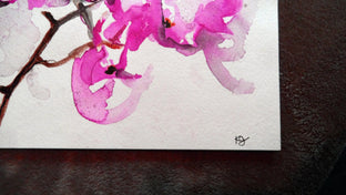 Orchid Study VII by Karin Johannesson |   Closeup View of Artwork 