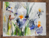 Original art for sale at UGallery.com | Blue Irises by Karin Johannesson | $350 | watercolor painting | 15' h x 12' w | thumbnail 4