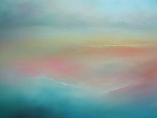 Original art for sale at UGallery.com | Sea Moods I by Nancy Hughes Miller | $900 | oil painting | 24' h x 24' w | photo 3