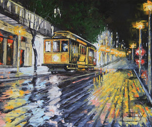 Rainy Evening in San Francisco by Lisa Elley |  Artwork Main Image 