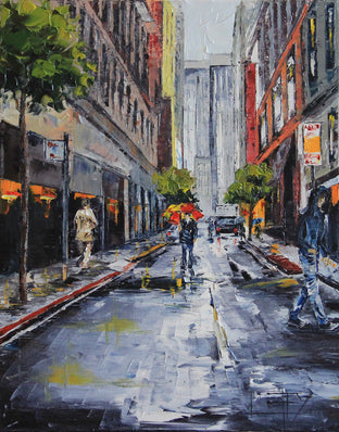 San Francisco in the Rain by Lisa Elley |  Artwork Main Image 