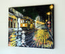 Original art for sale at UGallery.com | Rainy Evening in San Francisco by Lisa Elley | $875 | oil painting | 20' h x 24' w | thumbnail 3