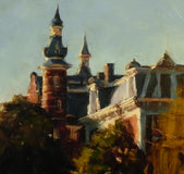 Original art for sale at UGallery.com | Springtime in Amsterdam by Jonelle Summerfield | $400 | oil painting | 10' h x 8' w | thumbnail 4