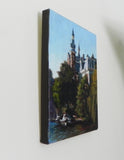 Original art for sale at UGallery.com | Springtime in Amsterdam by Jonelle Summerfield | $400 | oil painting | 10' h x 8' w | thumbnail 2