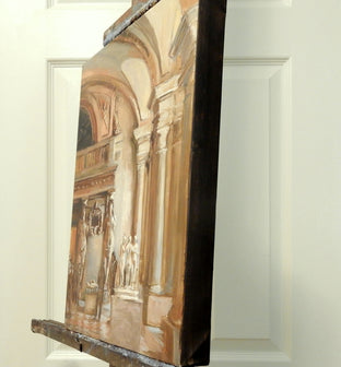 Original art for sale at UGallery.com | Statues at the Louvre II by Jonelle Summerfield | $650 | oil painting | 16' h x 12' w | photo 2