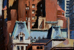 Original art for sale at UGallery.com | Sunny Morning in Manhattan by Jonelle Summerfield | $1,200 | oil painting | 20' h x 24' w | photo 4