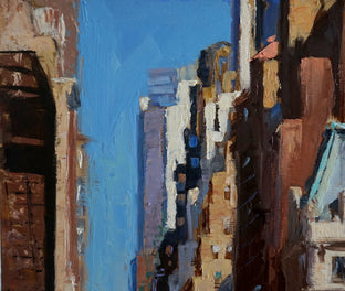 Original art for sale at UGallery.com | Sunny Morning in Manhattan by Jonelle Summerfield | $1,200 | oil painting | 20' h x 24' w | photo 3