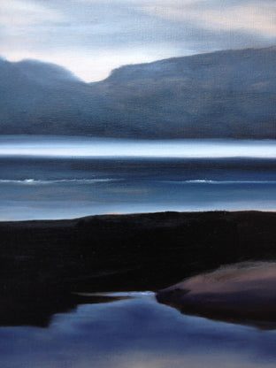 Salton Sea by Mandy Main |  Side View of Artwork 
