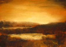 Original art for sale at UGallery.com | Sanctuary by Mandy Main | $250 | oil painting | 5' h x 7' w | thumbnail 1