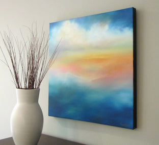 Original art for sale at UGallery.com | Sea Moods I by Nancy Hughes Miller | $900 | oil painting | 24' h x 24' w | photo 2