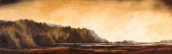 Original art for sale at UGallery.com | Siletz Bay VIII by Mandy Main | $2,275 | oil painting | 20' h x 60' w | thumbnail 1