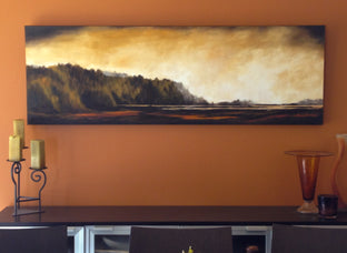 Original art for sale at UGallery.com | Siletz Bay VIII by Mandy Main | $2,275 | oil painting | 20' h x 60' w | photo 3