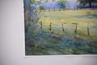 Spring Farm by Judy Mudd |  Side View of Artwork 