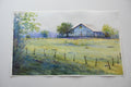Original art for sale at UGallery.com | Spring Farm by Judy Mudd | $1,000 | watercolor painting | 15' h x 22' w | thumbnail 3