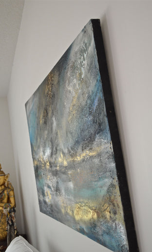Indigo Night by DL Watson |  Side View of Artwork 