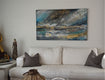 Original art for sale at UGallery.com | Indigo Night by DL Watson | $4,575 | acrylic painting | 36' h x 60' w | thumbnail 3