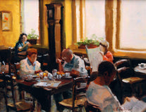 Original art for sale at UGallery.com | Sunday Morning by Faye Vander Veer | $1,175 | oil painting | 11' h x 14' w | thumbnail 1