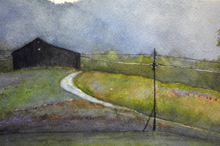 Sunset Mist by Judy Mudd |   Closeup View of Artwork 