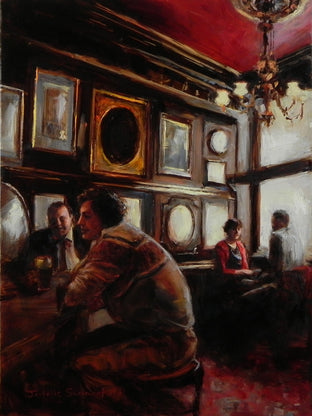 Original art for sale at UGallery.com | The Long Hall by Jonelle Summerfield | $650 | oil painting | 16' h x 12' w | photo 1