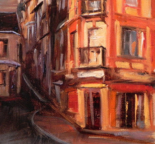 Trouville Alley by Jonelle Summerfield |  Side View of Artwork 