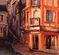 Original art for sale at UGallery.com | Trouville Alley by Jonelle Summerfield | $250 | oil painting | 8' h x 6' w | thumbnail 2