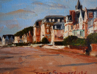 Trouville Beach by Jonelle Summerfield |   Closeup View of Artwork 