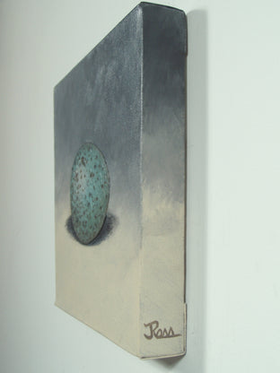 The Bird Waits in the Egg #3 by Jennifer Ross |  Side View of Artwork 