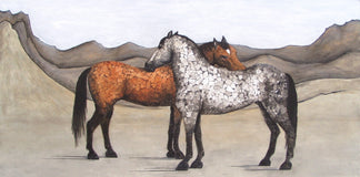 Original art for sale at UGallery.com | The Golden Rule by Jennifer Ross | $1,550 | mixed media artwork | 25.5' h x 49.5' w | thumbnail 1