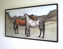 Original art for sale at UGallery.com | The Golden Rule by Jennifer Ross | $1,550 | mixed media artwork | 25.5' h x 49.5' w | thumbnail 3