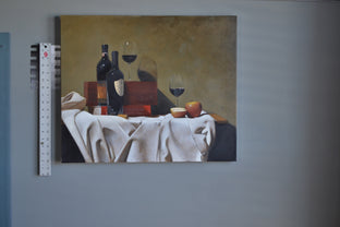 The Sommelier by Christopher Garvey |  Side View of Artwork 