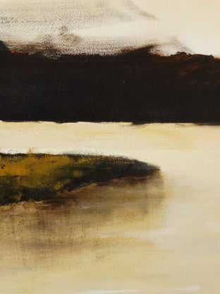 Original art for sale at UGallery.com | Tranquil Harbor III by Mandy Main | $2,050 | oil painting | 30' h x 48' w | photo 3