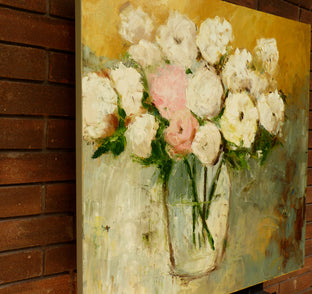 Original art for sale at UGallery.com | Melodies by Judy Mackey | $2,225 | oil painting | 36' h x 36' w | photo 2