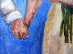 Original art for sale at UGallery.com | Sunflower Commission by Judy Mackey | $900 | oil painting | 20' h x 20' w | thumbnail 1
