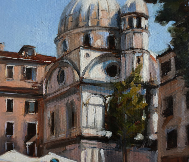 Venetian Courtyard by Jonelle Summerfield |  Context View of Artwork 