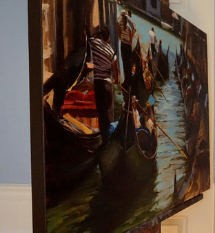 Venetian Tour II by Jonelle Summerfield |  Side View of Artwork 