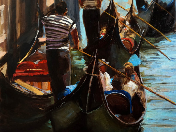 Venetian Tour II by Jonelle Summerfield |   Closeup View of Artwork 