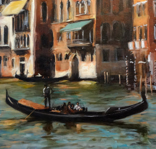 Original art for sale at UGallery.com | Venice Canal V by Jonelle Summerfield | $1,100 | oil painting | 22' h x 28' w | photo 3