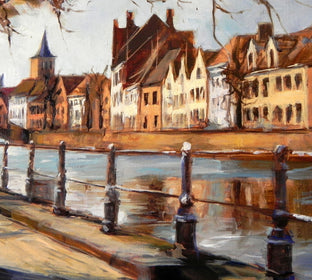 View of Bruges by Jonelle Summerfield |   Closeup View of Artwork 
