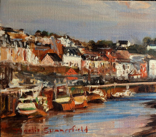 Original art for sale at UGallery.com | View of Trouville by Jonelle Summerfield | $450 | oil painting | 6' h x 12' w | photo 4