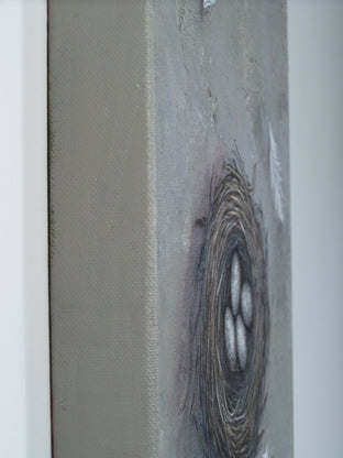 When Feathers Appear, Angels Are Near by Jennifer Ross |  Side View of Artwork 